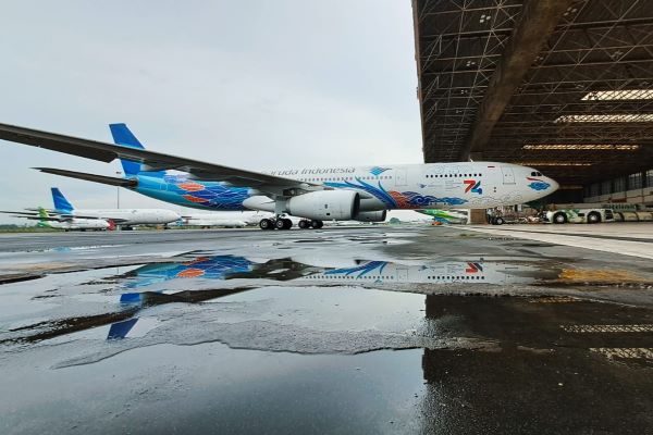 GARUDA INDONESIA DAN TELKOMSEL  KERJA SAMA  PERKUAT CONNECTED AVIATION ECOSYSTEM