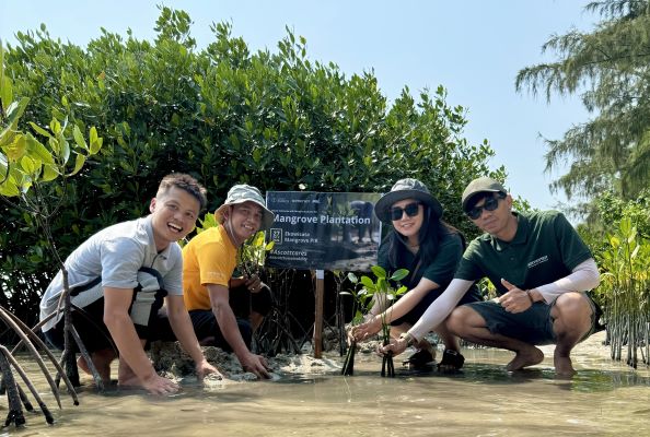 HARI MANGROVE SEDUNIA, THE ASCOTT LIMITED – INDONESIA TANAM 1000 BIBIT BAKAU DI PULAU TIDUNG