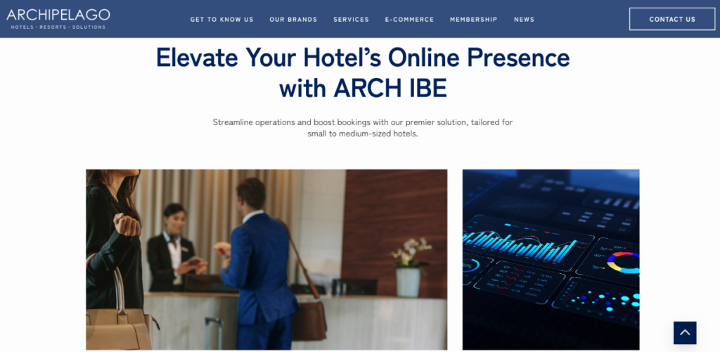 Landing Page Arch IBE