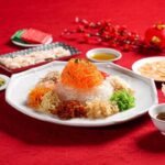 Salmon Yusheng with Tobiko Fish Eggs