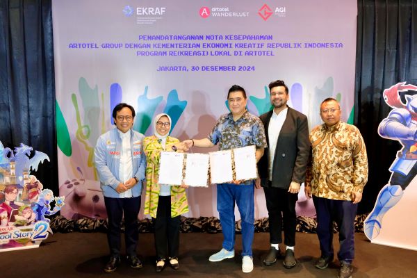 ARTOTEL GROUP DAN KEMENEKRAF MELUNCURKAN PROGRAM RE(KREASI) LOKAL, BERKOLABORASI PROMOSIKAN GIM INDONESIA